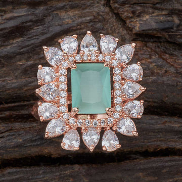 zircon stone diamond ring